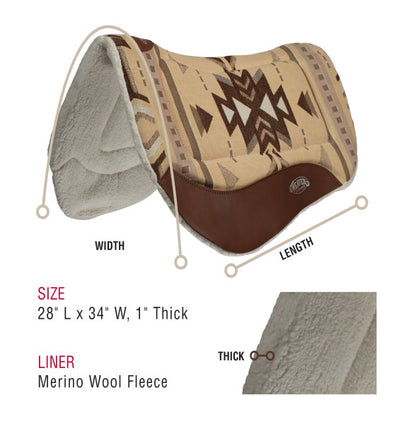 Weaver All Purpose Contoured Barrel Saddle Pad