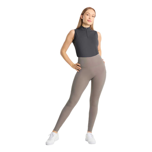 Horze Vilma Womens Cooling Full Seat Tights - Driftwood