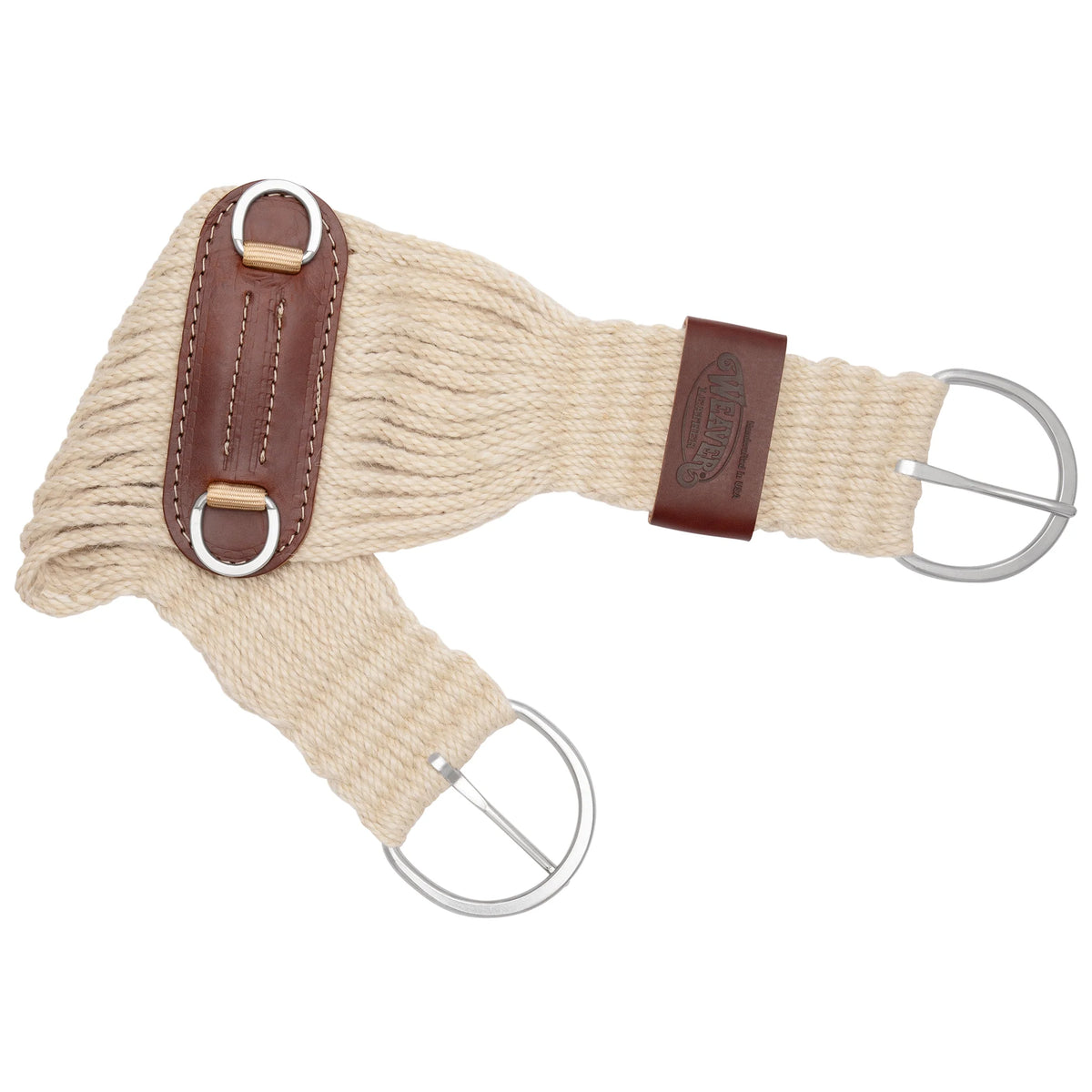 Weaver Roper Mohair Cinch Natural