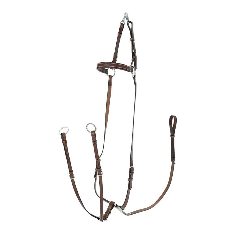 Horze Adjustable 3-Point Breastplate Brown