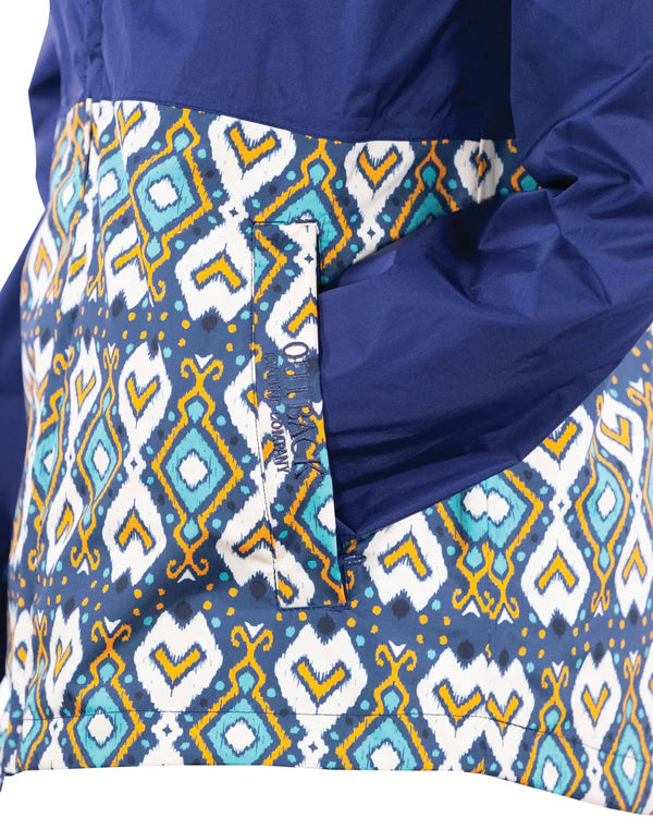 Outback Agetha Rain Jacket Steel Blue