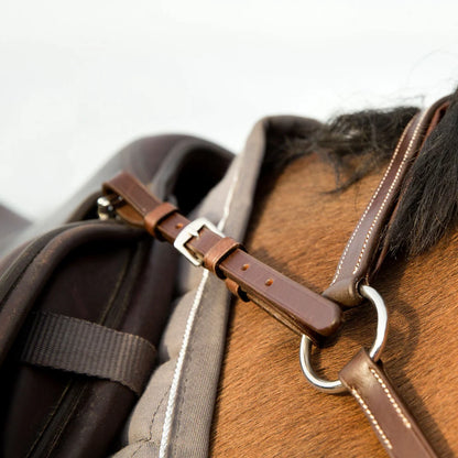 Horze Adjustable 3-Point Breastplate Brown