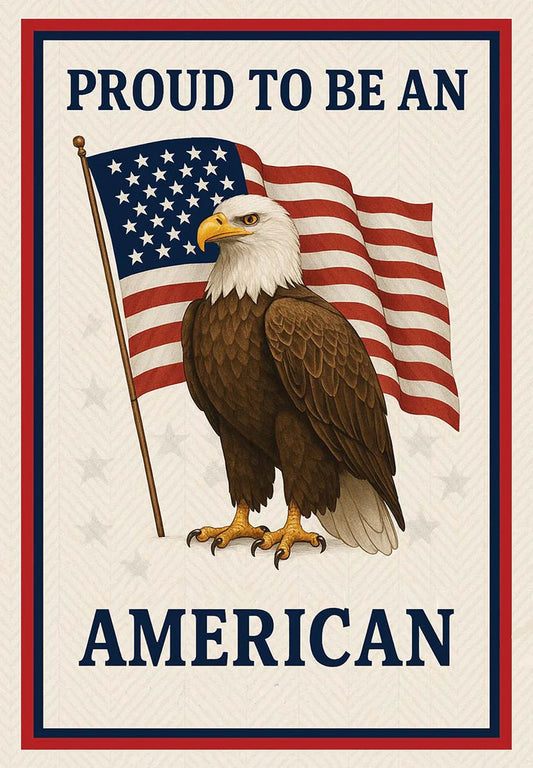 Charleston Proud To Be An American Garden Flag