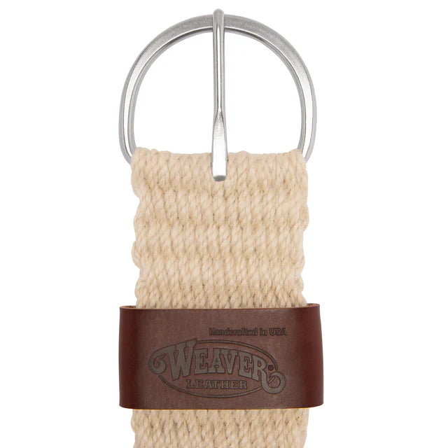 Weaver Roper Mohair Cinch Natural