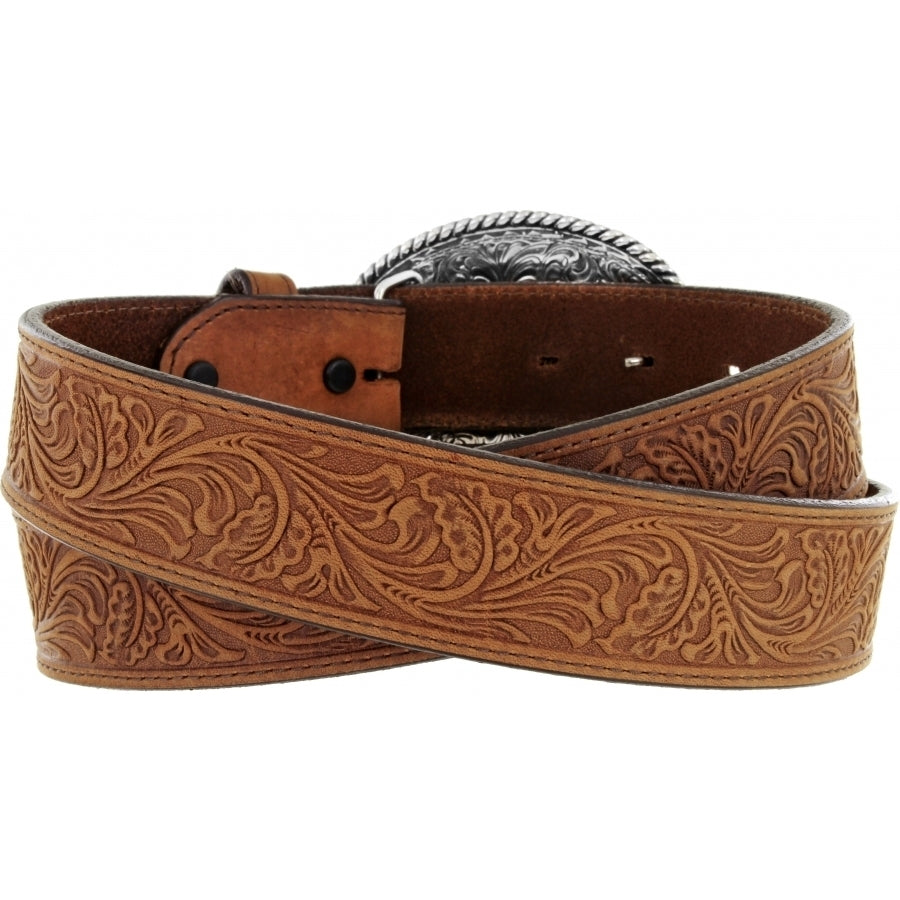 Justin Brown Scroll Belt with Buckle