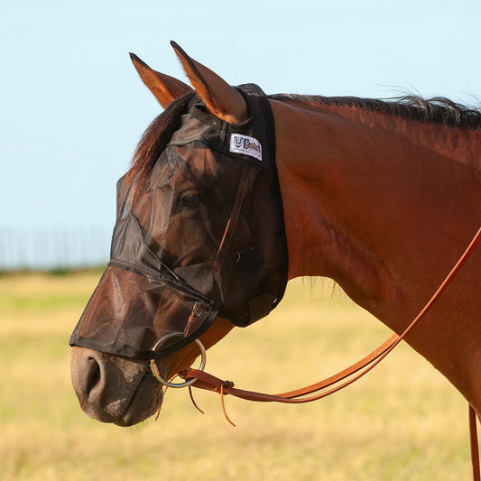 Cashel Quiet Ride Fly Mask Standard with Long Nose