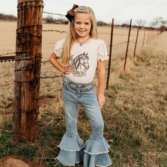 Shea Baby Horseshoe Short Sleeve Shirt