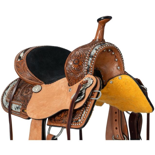Royal King Youth Longhorn Barrel Saddle