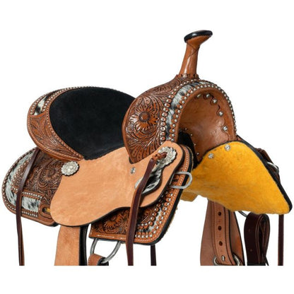 Royal King Youth Longhorn Barrel Saddle