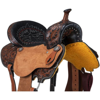 Royal King Hawley Two Tone Barrel Saddle