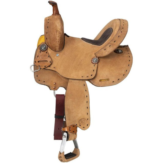Royal King Branson Rough Out Youth Barrel Saddle