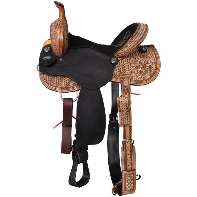 Tough 1 Black Lotus Barrel Saddle