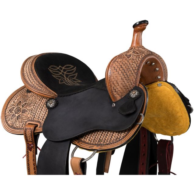 Tough 1 Black Lotus Barrel Saddle