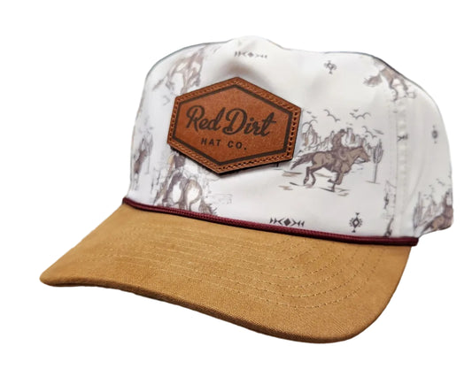Red Dirt Out West Western Print Hat
