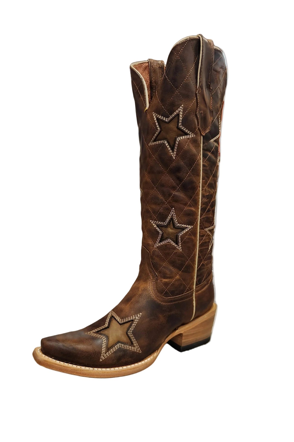 Tanner Mark Arizona Star Inlay Snip Toe