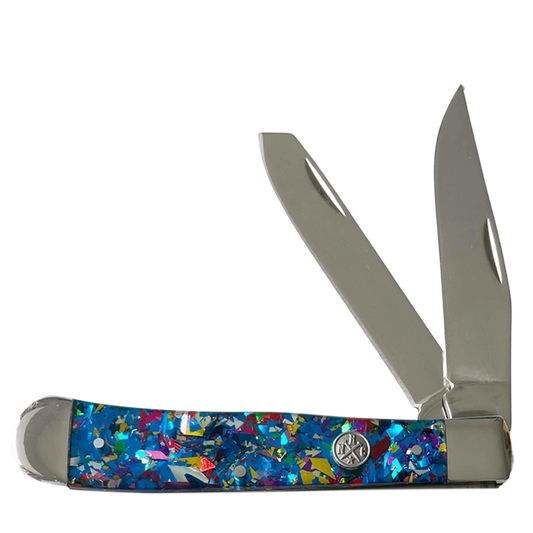 Whiskey Bent Acrylic Blue Infused Cutlery Trapper