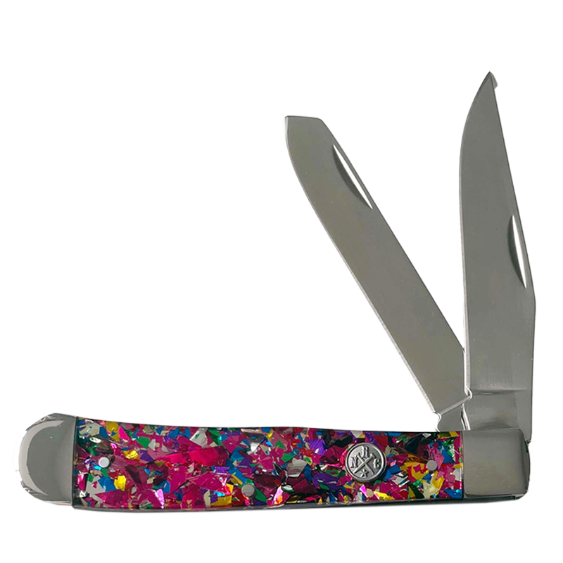 Whiskey Bent Acrylic Pink Infused Cutlery Trapper