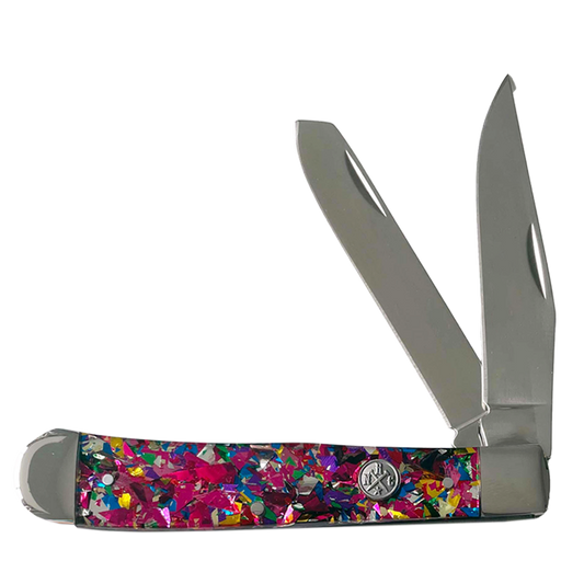 Whiskey Bent Acrylic Pink Infused Cutlery Trapper