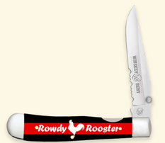 Whiskey Bent Acrylic Rowdy Rooster Locking Tapper