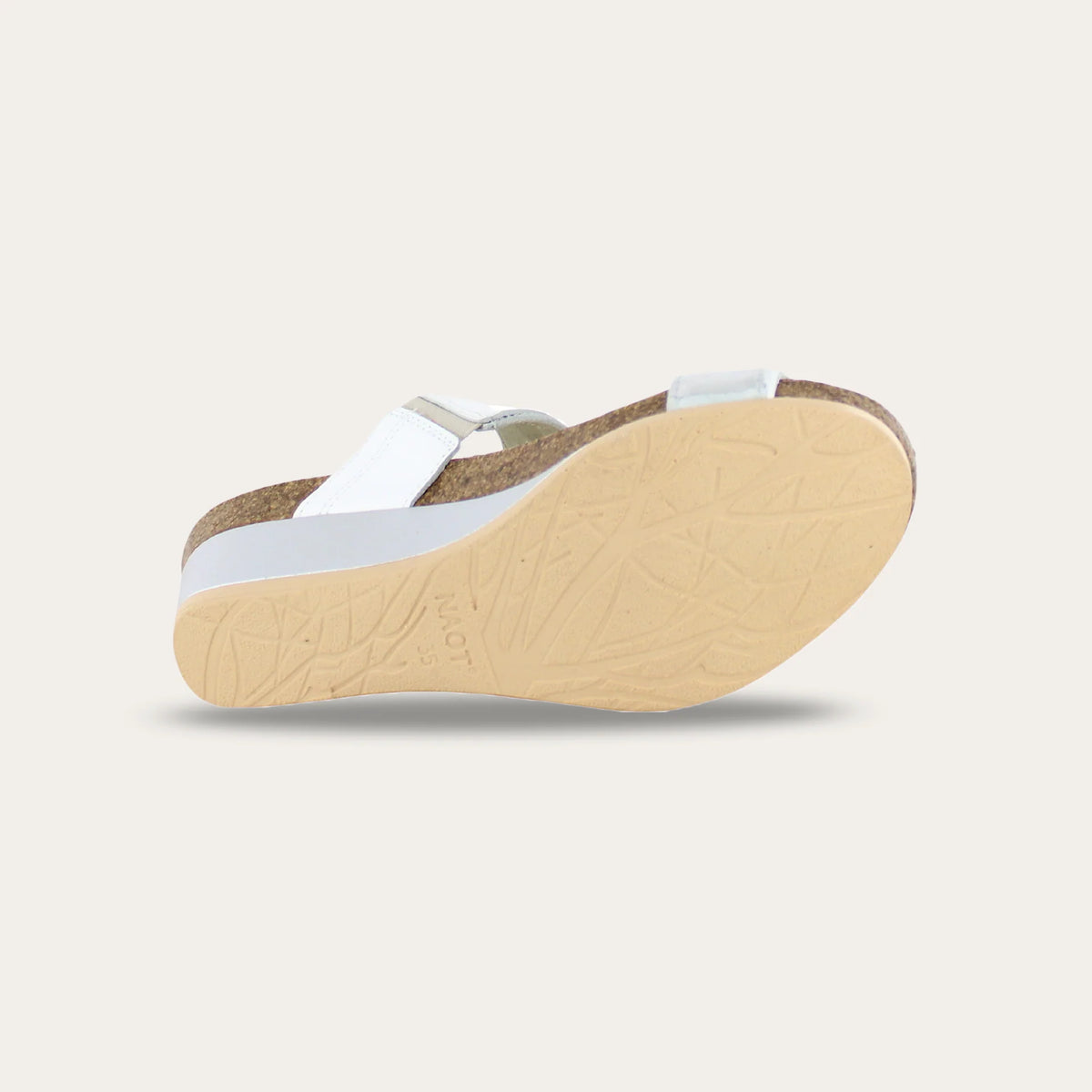 Naot Royalty Soft White Silver