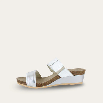 Naot Royalty Soft White Silver