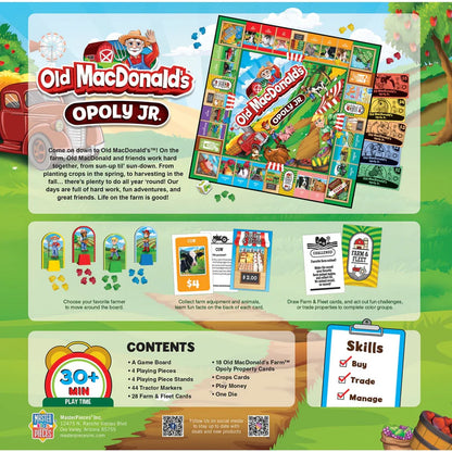 Leanin Tree Old MacDonald's Opoly Jr
