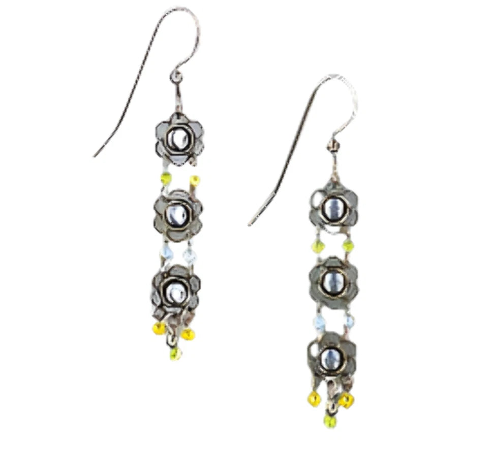 Silver Forest Triple Flowers Silver