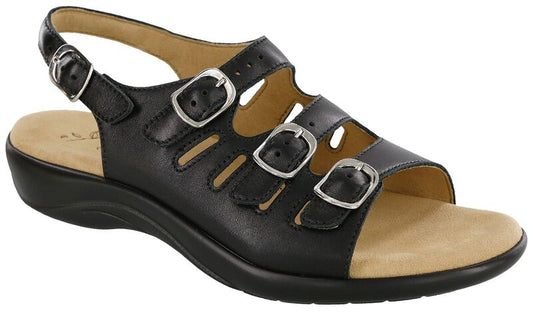 SAS Mystic Sandal Black