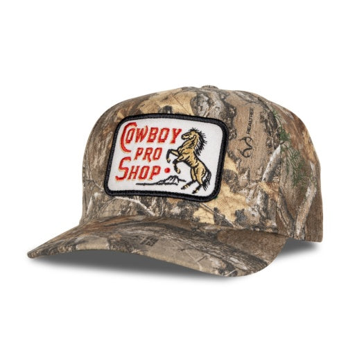 Sendero Cowboy Pro Shop Hat Real Tree Edge Camo