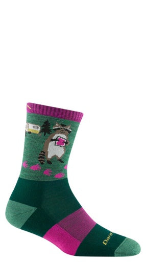 Darn Tough Critter Club Micro Crew Lightweight With Cushion moss