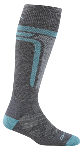 Darn Tough Edge Over The Calf Midweight With Cushion gray