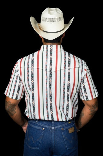 Ferrell The Post Short Sleeve Snap Cream