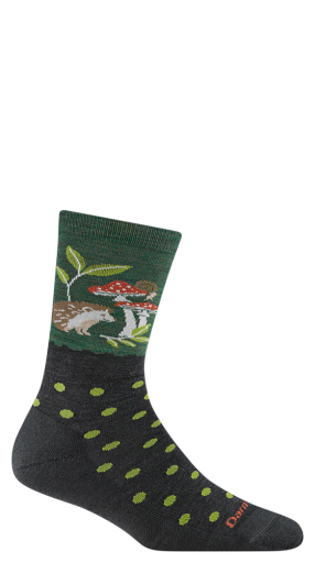 Darn Tough Wild Life Crew Lightweight With Cushion hedgehog moss