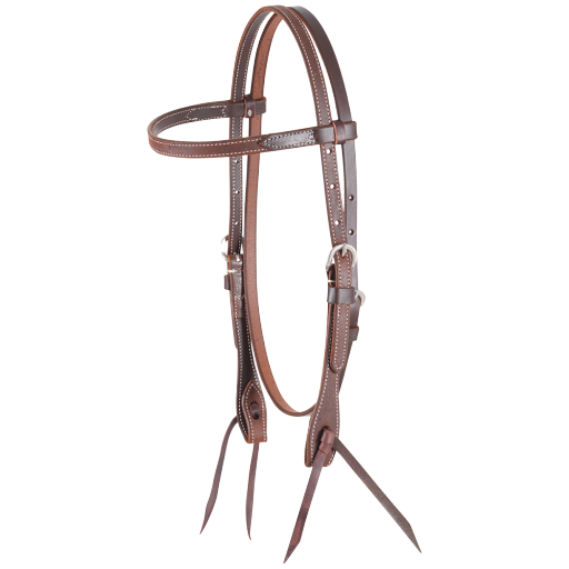 Martin Browband Headstall 5/8-Inch Thick Chestnut Roughout