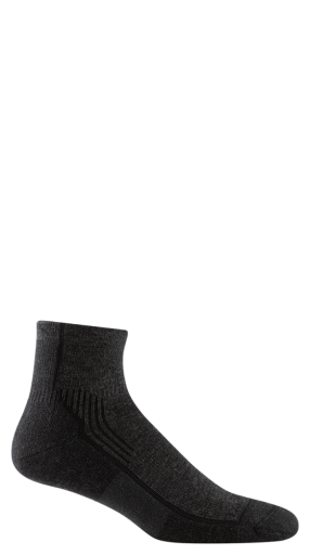 Darn Tough Hiker 1/4 Midweight With Cushion onyx black