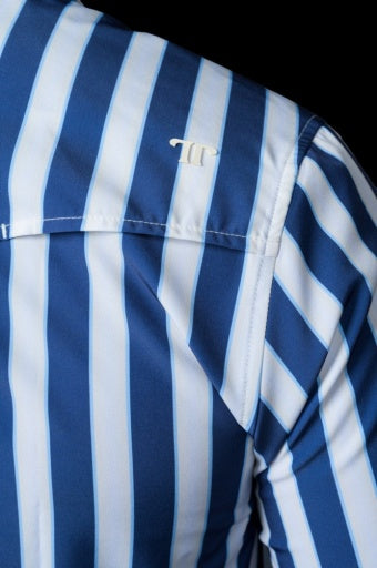 THE LIAM IN BLUE - SHORT SLEEVE SNAP