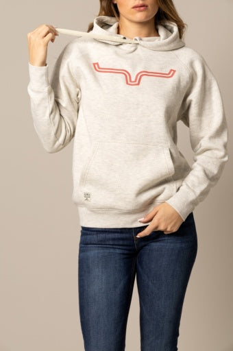 Kimes Ranch Ladies Outlier Hoodie Oatmeal Heather