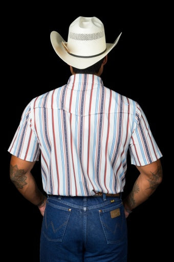 Ferrell The Brooks Short Sleeve Snap White