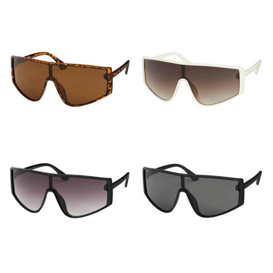 Blue Gem Shields Wrap Lens Sunglasses
