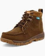 Twisted X 4" Work Boot Distressed Saddle Waterproof