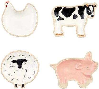 Mudpie Farm Animal Tidbit Dish