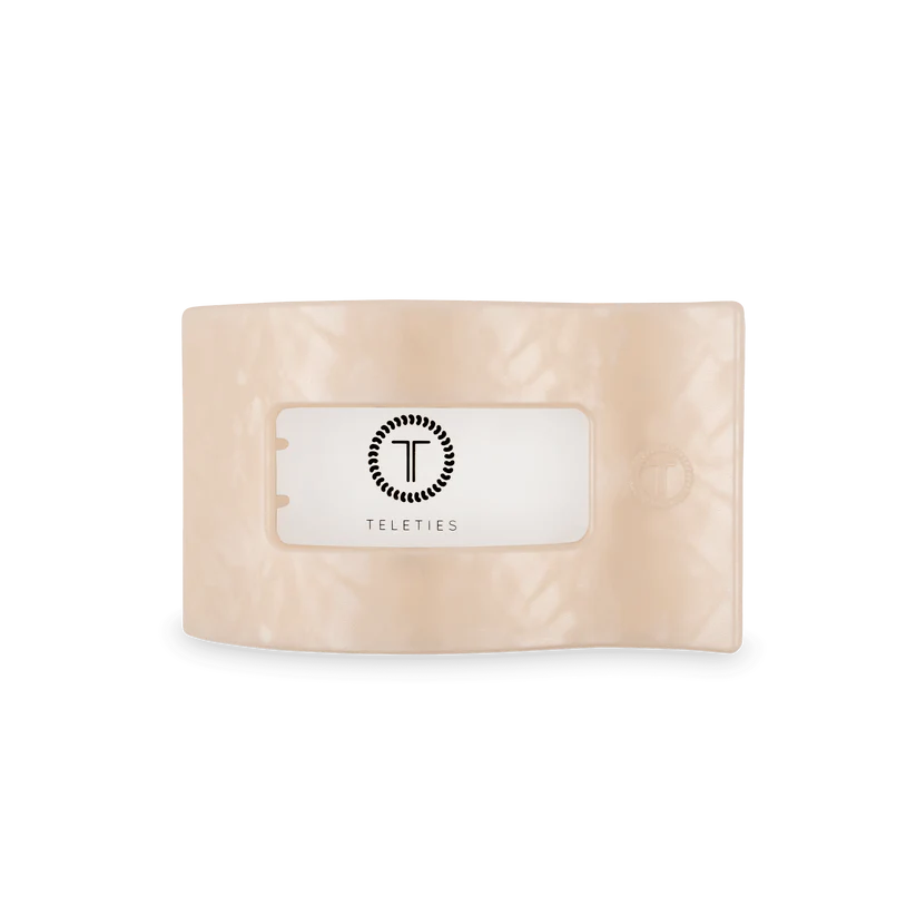 Teleties Flat Rectangle Hair Clip Small
