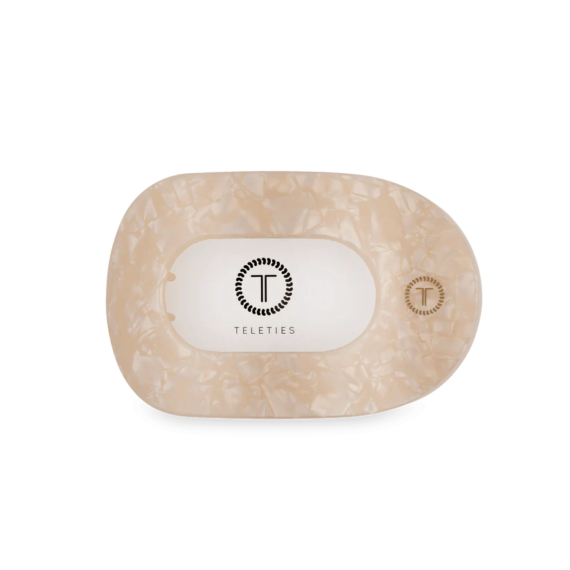 Teleties Flat Round Clip Small