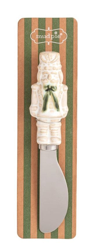 Mudpie White Christmas Figural Spreaders