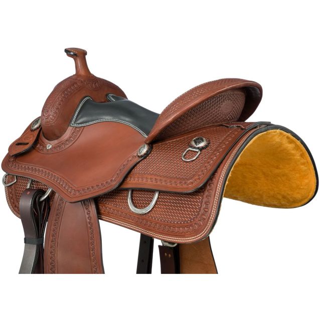 Silver Royal Rio Vista Reiner Saddle Medium Oil