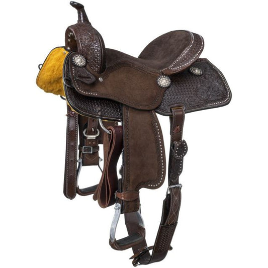 Silver Royal Jackpot Barrel Saddle