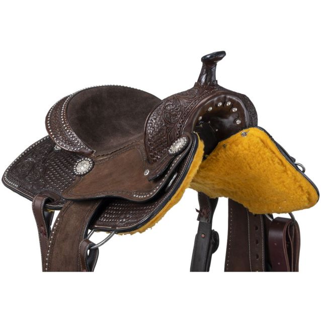Silver Royal Jackpot Barrel Saddle