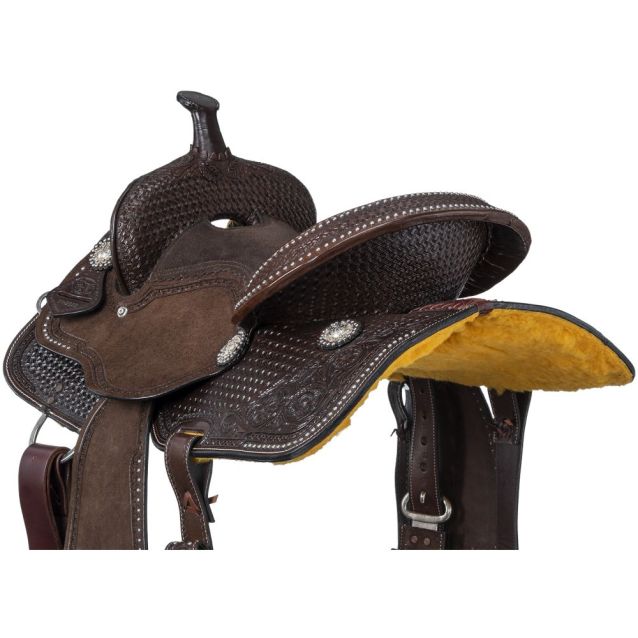 Silver Royal Jackpot Barrel Saddle
