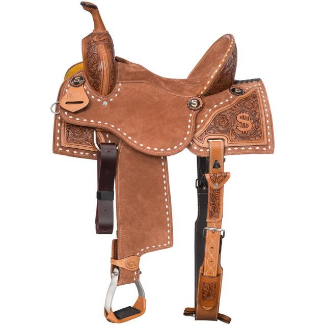 Silver Royal Ca$h Barrel Saddle