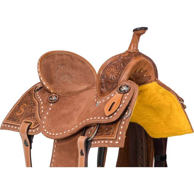 Silver Royal Ca$h Barrel Saddle